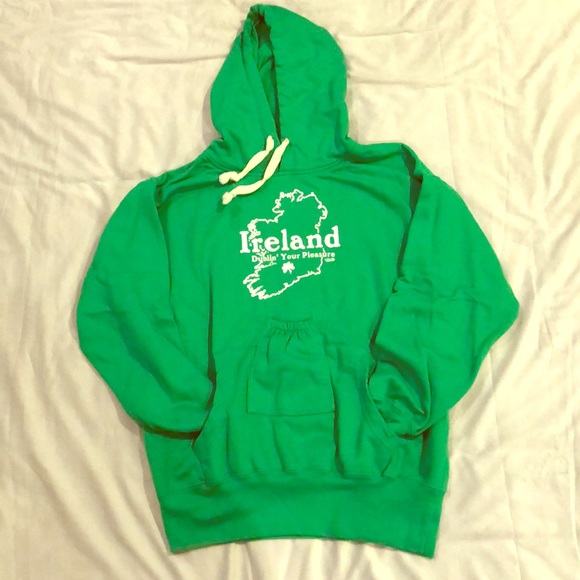 Green Irish Hoodie - Picture 1 of 2